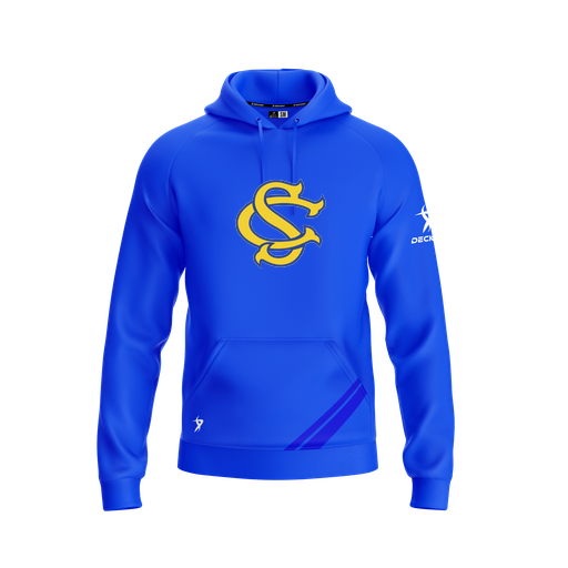 [CUS-DFW-SUHOOD-FLC-LSL-RYL-YXS-LOGO3] Summit Hoodie (Youth XS, Royal, Logo 3)