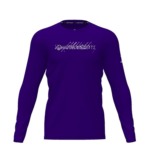 [CUS-DRIF-TEES-PER-CNK-LSL-PUR-YXS-LOGO2] Dri Fit Performance T-Shirt (Youth XS, Purple, Logo 2, Long Sleeve)