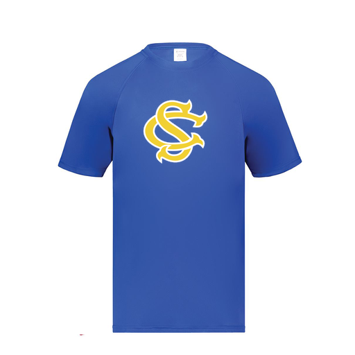 [2790.060.S-LOGO1] Men's Smooth Sport T-Shirt (Adult S, Royal, Logo 1)