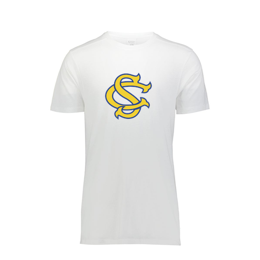 [3066.005.S-LOGO3] Youth Ultra-blend T-Shirt (Youth S, White, Logo 3)