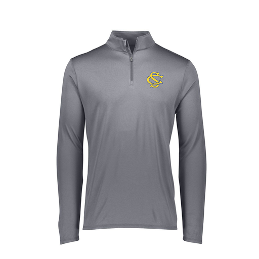 [FTLQFLGY-FAXS-LOGO3] Decker Women's Flex-Lite 1/4 Zip Shirt (Female Adult XS, Gray, Logo 3)