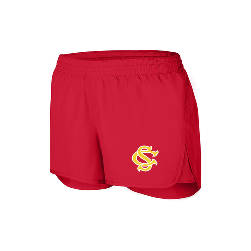 [2430.040.XS-LOGO1] Women's Performance Shorts (Female Adult XS, Red, Logo 1)