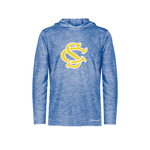 [FOLHCGRY-AS-LOGO1] Decker Men's Charge Hoodie (Adult S, Royal, Logo 1)