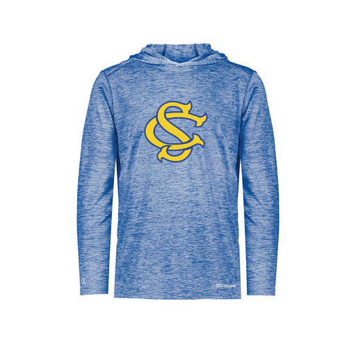 [CUS-DFW-CHGHOOD-PER-LSL-RYL-AS-LOGO3] Men's Charge Hoodie (Adult S, Royal, Logo 3)