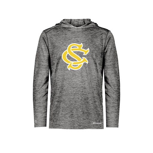 [FOLHCGBK-YS-LOGO1] Decker Youth Charge Hoodie (Youth S, Black, Logo 1)