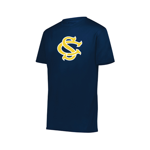 [222818.065.S-LOGO1] Men's Movement Dri Fit Shirt (Adult S, Navy, Logo 1)