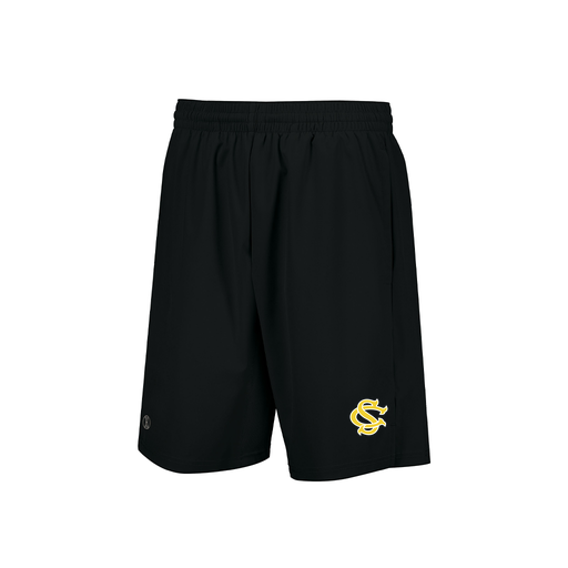 [229556.080.XS-LOGO1] Men's Weld Short (Adult XS, Black, Logo 1)