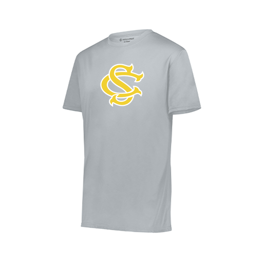 [222819.099.XXS-LOGO1] Youth Movement Dri Fit Shirt (Youth XXS, Silver, Logo 1)