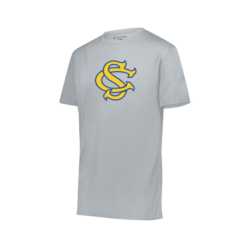 [222819.099.XXS-LOGO3] Youth Movement Dri Fit Shirt (Youth XXS, Silver, Logo 3)