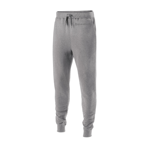 [229648.017.S-LOGO2] Youth 60/40 Fleece Jogger (Youth S, Silver, Logo 2)