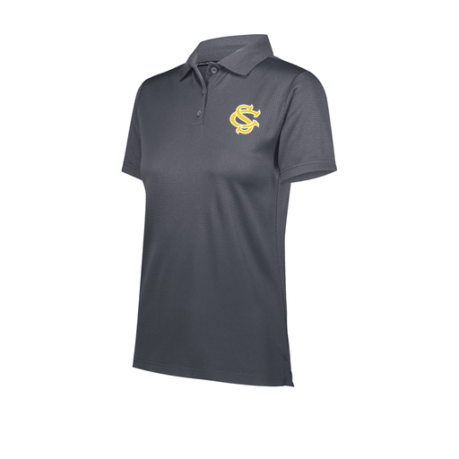 [222768-GRY-FAXS-LOGO1] Ladies Prism Polo (Female Adult XS, Gray, Logo 1)