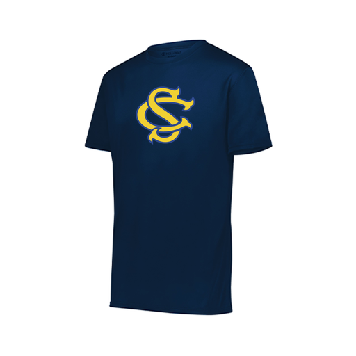 [222819.065.XXS-LOGO3] Youth Movement Dri Fit Shirt (Youth XXS, Navy, Logo 3)